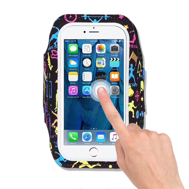 Haissky спортивный чехол для телефона с ручным держателем мобильного Brassard iPhone X XR XS Max