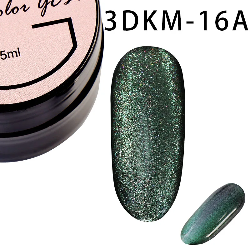 Гель-лак для ногтей Girl2girl Cateye коллекция Led Cure УФ-гель для ногтей долговечный блестящий гель высокого качества - Цвет: 3DKM-16A