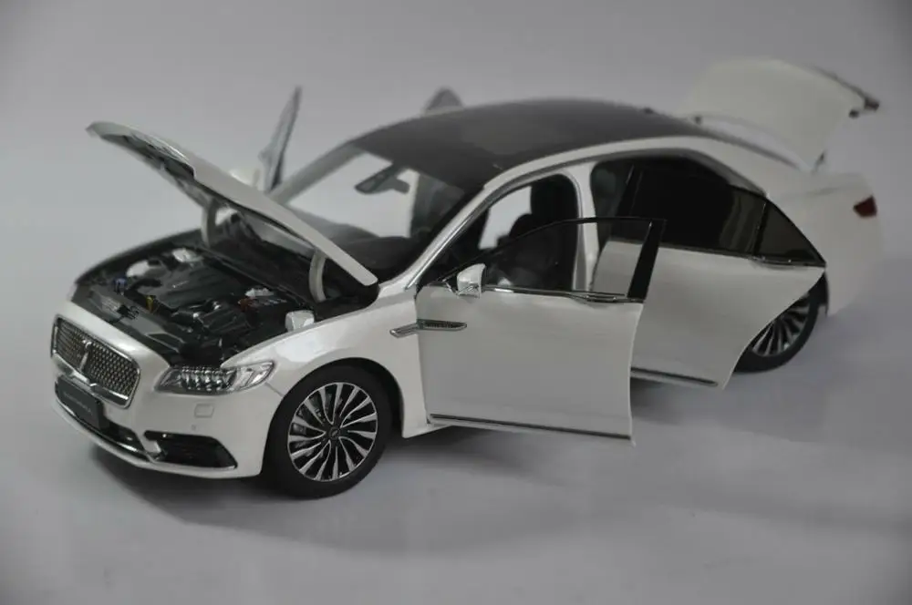 1:18 литая модель для Lincoln Continental 2018 белая оригинальная фабричная Коллекция