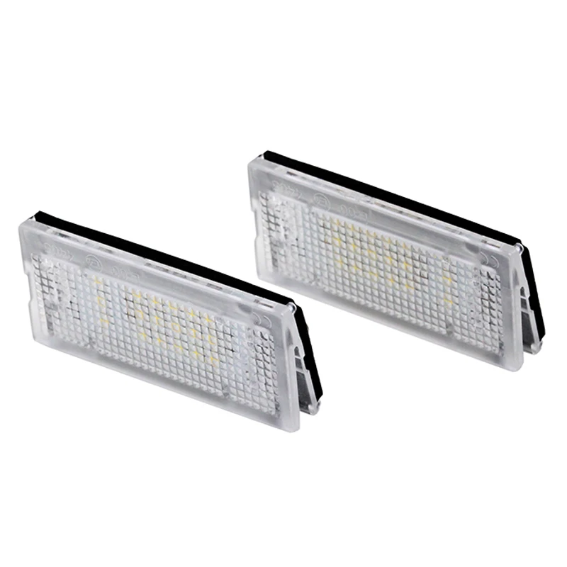 2x SUNKIA Car LED License Plate Lights with Inside Canbus for BMW E46 4 doors and 5 Touring 1998-2005 years 6000K White | Автомобили и