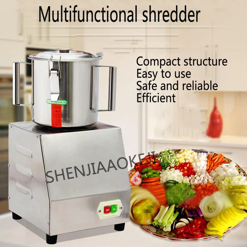 Multifunctional Meat Grinder shredder 1400 r/min Small cut vegetables Processor Consumer and commerciallfood grinder 220V | Бытовая