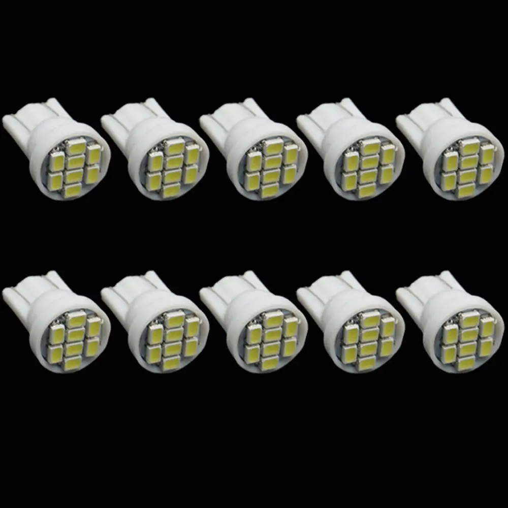 SEKINEW 4 шт. белый 1206 T10 8smd led 194 168 192 W5W супер яркое автомобильное освещение Клин новые