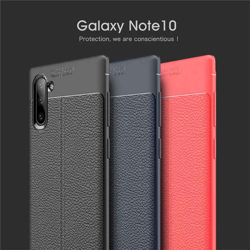 Alxun для samsung Galaxy Note10 Pro Чехол кожаный роскошный мягкий TPU Ультра модный