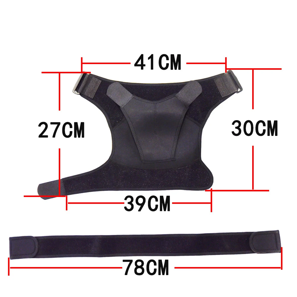 

Unisex Adjustable Shoulder Brace Support for Injury Sprain Soreness Tendinitis
