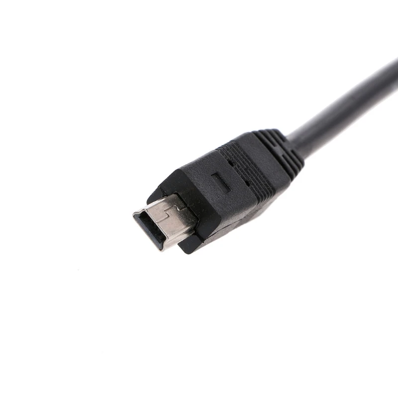 Черный USB 2 0 Тип A папа мини Y сплиттер силовой кабель для передачи данных