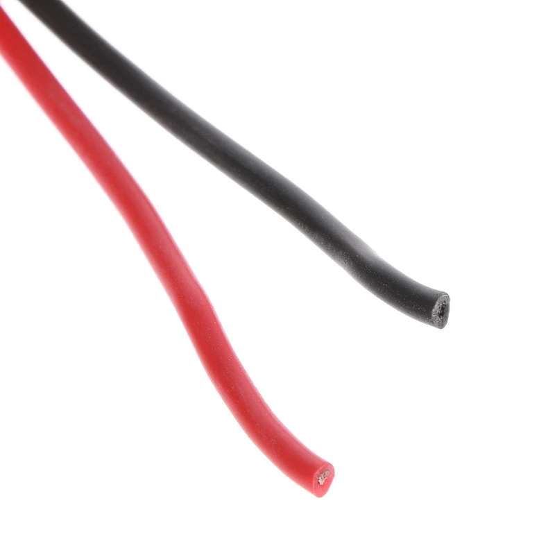 3 метра красный + черный мягкий кабель RC Lipo батарея ESC силиконовый провод 18AWG