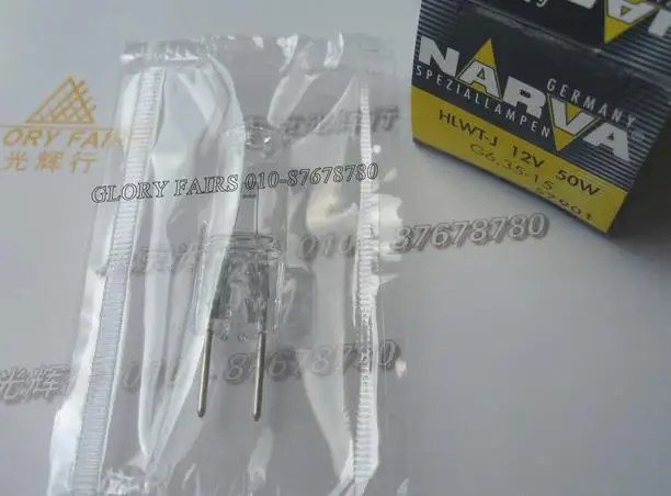 NARVA 57901 HLWT J 12V 50W G6.35 15 галогенная лампа Mitutoyo микроскоп 12 В 50 Вт лампочка для
