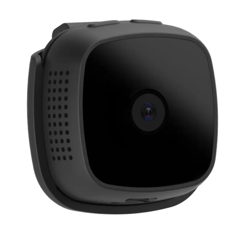 Умная Wifi мини Экшн-камера 720P HD с функцией обнаружения движения, ночное видение, ip-камера, безопасность вождения, круговая запись, беспроводная камера - Цвет: Black