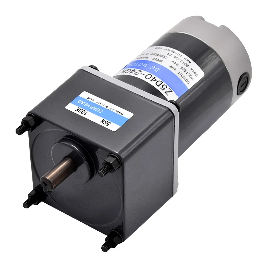Фото High Quality Z5D40-24GN / 5GN100K DC Motor 40W 3000rpm 24V 2.6A Micro Gear Motors Brush Hot Selling Обустройство дома High Quality Z5D40-24GN / 5GN100K DC Motor 40W 3000rpm 24V 2.6A Micro Gear Motors Brush Hot Selling Обустройство дома
