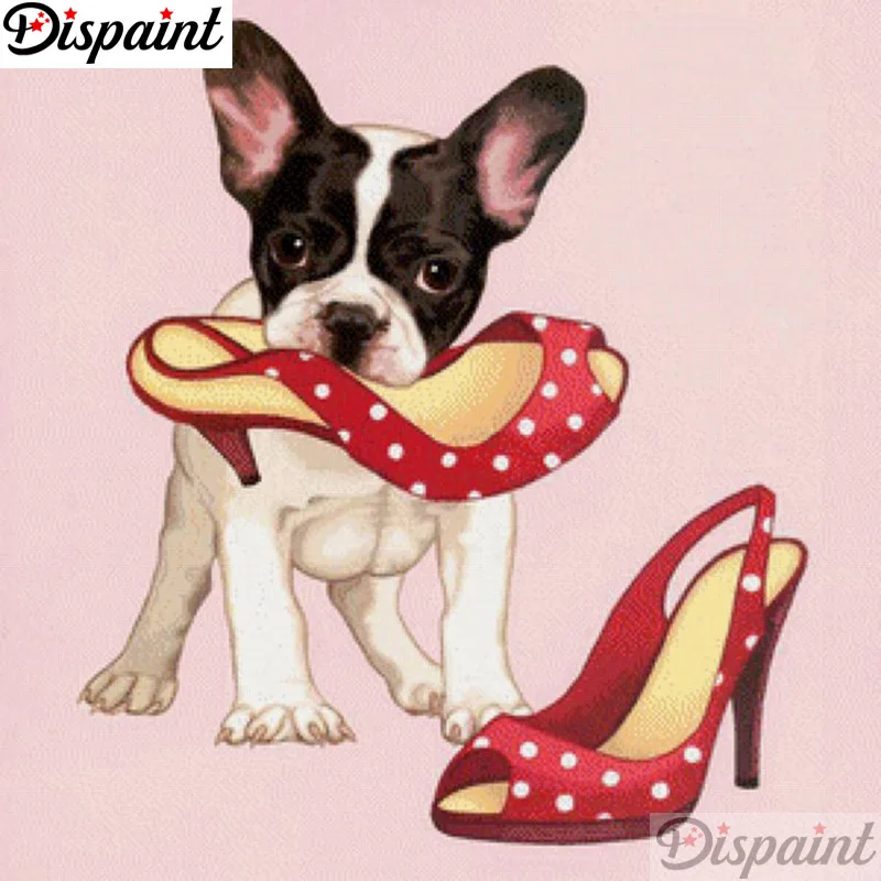 Необычная квадратная/круглая дрель 5D DIY Алмазная картина &quotЖивотные Собака