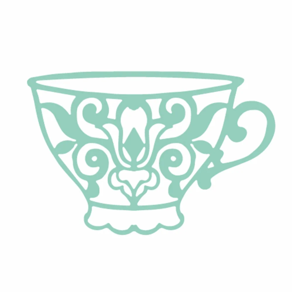 Going 101*67 мм чайная чашка металлические штампы для скрапбукинга дизайн DIY