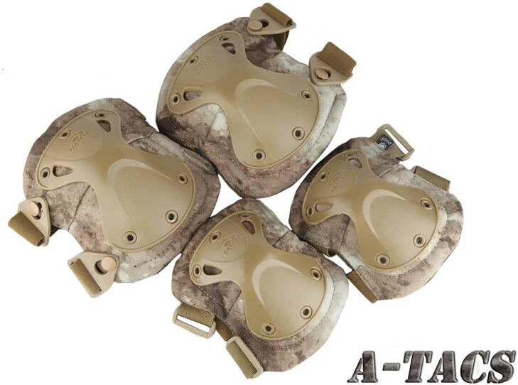 4 шт./комплект тактические Защитные накладки на колено и локти|knee and elbow|atac