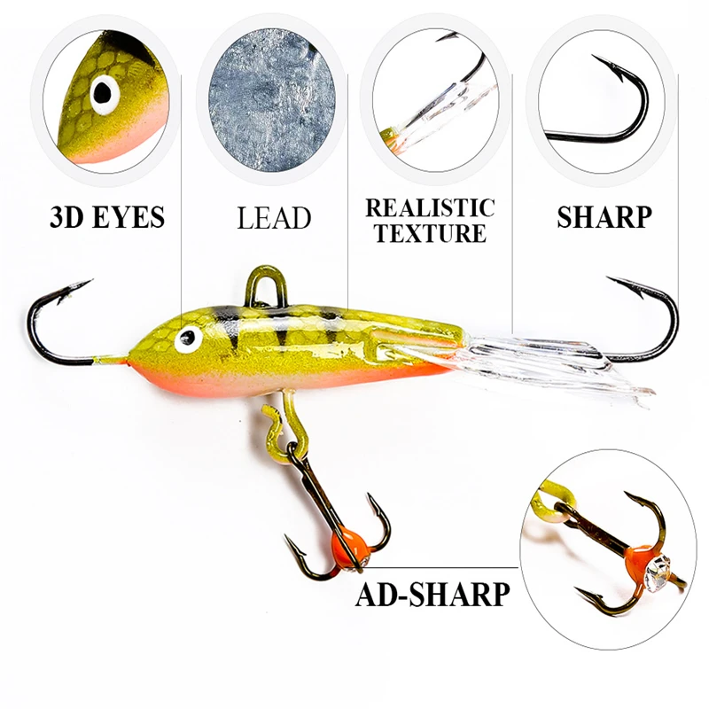 VISSEN 4 шт./лот Рыболовные приманки жесткие джиги Наживки Карп крючки Свинцовые искусственные рыбы приманки Кранкбейты Воблеры.