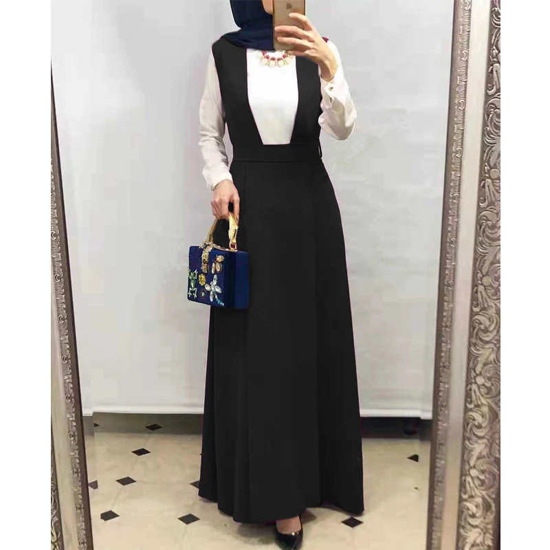 Женская длинная юбка в мусульманском стиле до щиколотки|Мусульманская одежда| |