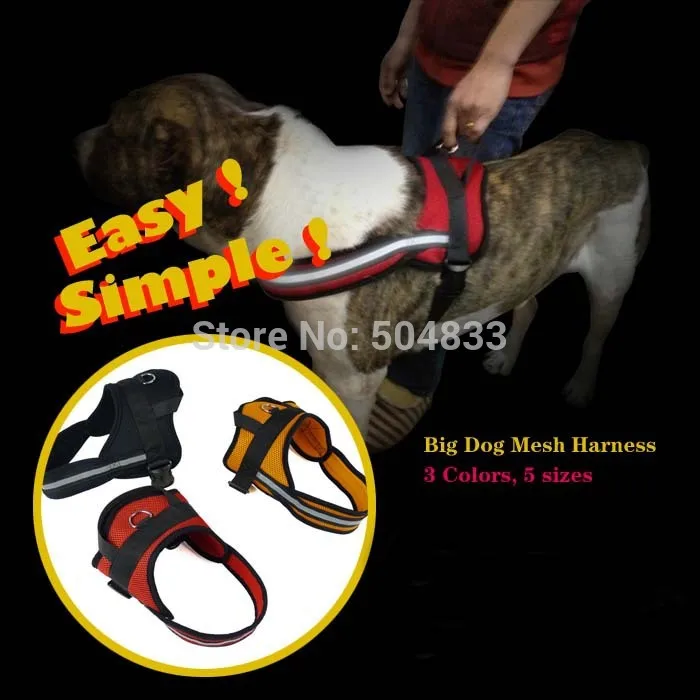 Дышащая сетка для больших собак не тянет ночная прогулочная жилетка со