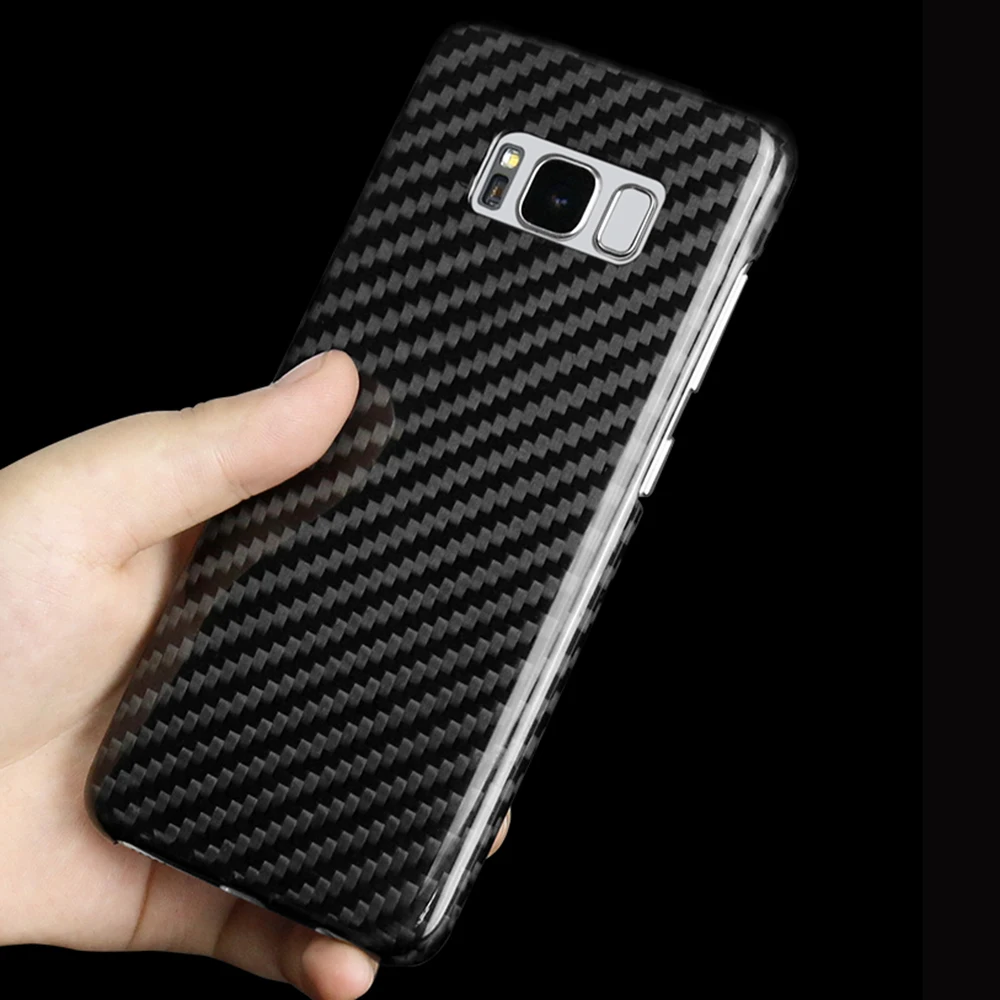 Роскошный чехол из настоящего углеродного волокна для Samsung Galaxy S8 S8 Plus чехол из углеродного волокна для Samsung S8 Plus-матовый и глянцевый