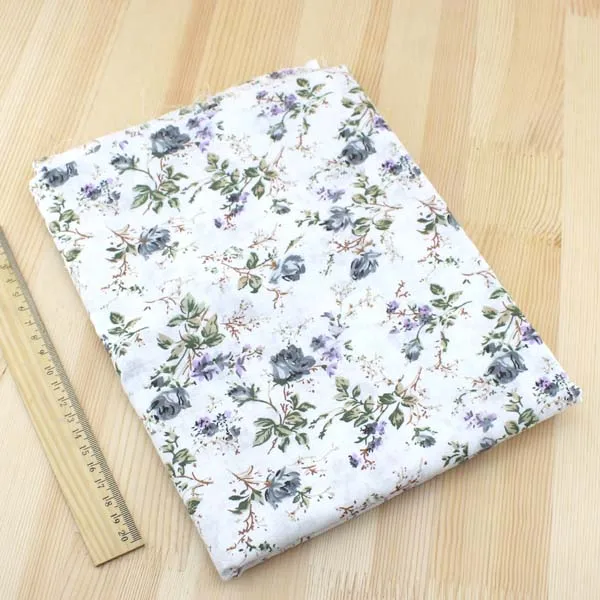 fabric Серый дешевый diy фетр хлопчатобумажная ткань куклы для шитья узоры Сумки ремесла печатный материал Лоскутная Ткань Текстиль tissu - Цвет: fabric