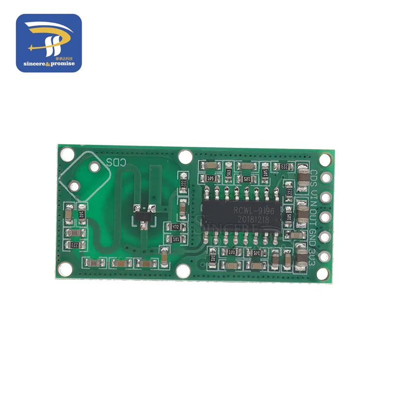 RCWL-0516 RCWL 0516 микроволновый радар Датчик человеческого тела Датчик Модуль индукционного переключателя выход 3,3 В для Arduino Diy