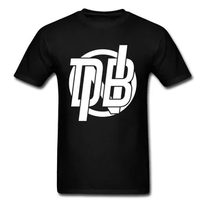 Футболка с логотипом DNB Drum N Bass, классическая черная футболка из 100% хлопка, известный бренд, футболка большого размера, Толстовка для студентов, для танцев