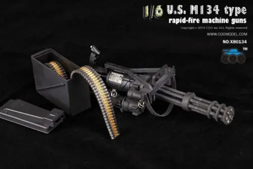 ГОРЯЧАЯ РИСУНОК Хобби ИГРУШКИ 1/6 модель США M134 Minigun ручной высокое качество