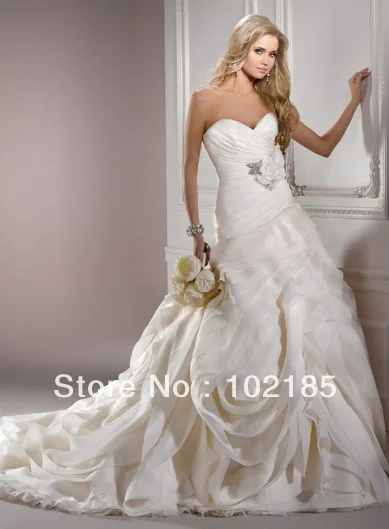 Новый стиль линии милая суд рукавов Chifffon свадебные платья|wedding dress alterations|dress wedding