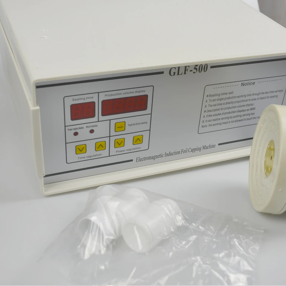GLF 500 Электромагнитная индукция машина для запечатывания алюминиевой фольгой