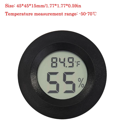 1 Lcd цифровой термометр с рептилиями и гигрометром встроенный Террариум для ящерицы Черепаха коробка портативная Метеостанция домашний термометр - Цвет: 1