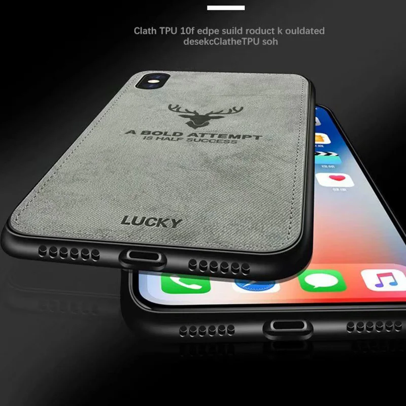 Мягкий силиконовый чехол с рождественским оленем для Vivo Y93 y97 V3 V3MAX V11I IQOO роскошные