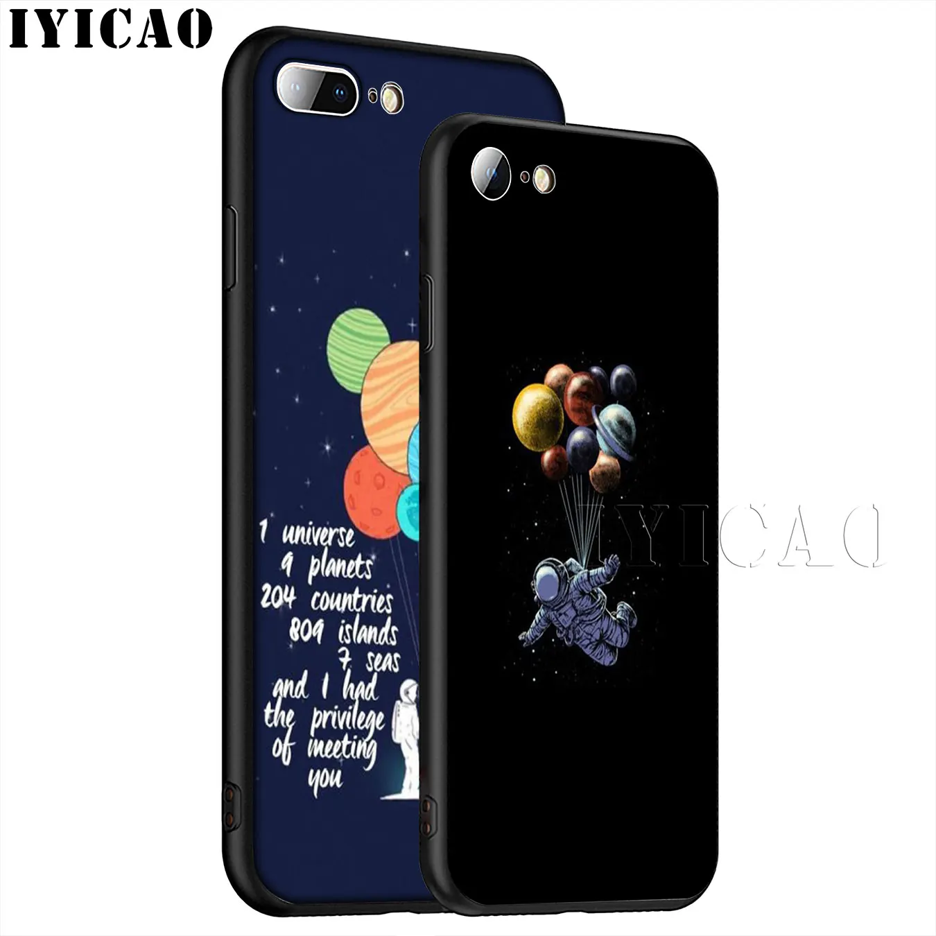 Cosmonaut Planets Cosmos Stars Better Soft Silicone Phone Case for iPhone XR X XS 11 Pro Max 6 6S 7 8 Plus 5 5S SE 10 Cover |