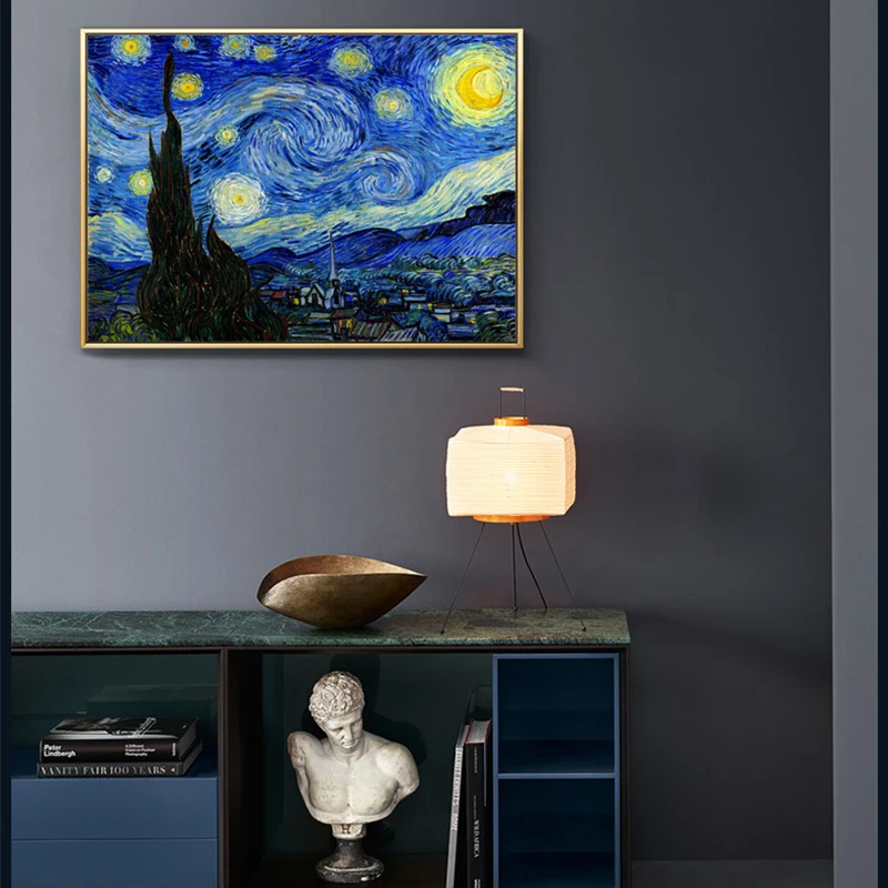 Famous Oil Painting Van Gogh Irises Wall Art Pictures For Living Room Abstract Starry Sky HD Canvas Posters And Prints | Дом и сад