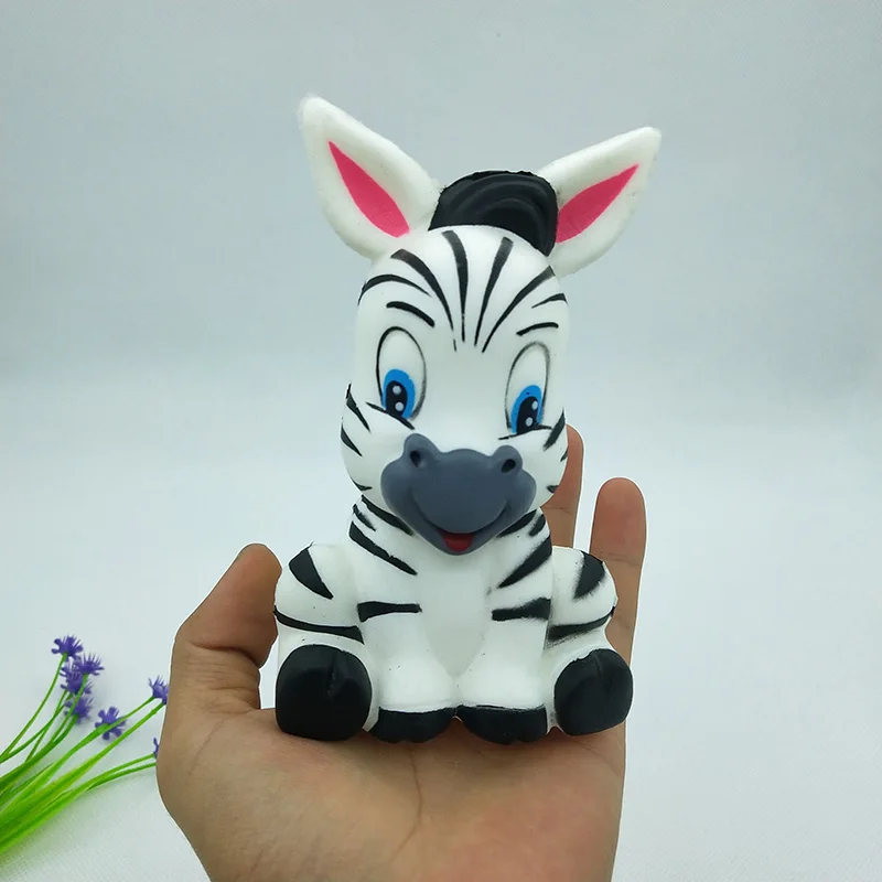 2018 Jumbo squishies Toys Children Slow Rising Antistrss Toy Kawaii 13.5cm zebra Squishies Stress Relief Funny Squeeze | Игрушки и хобби