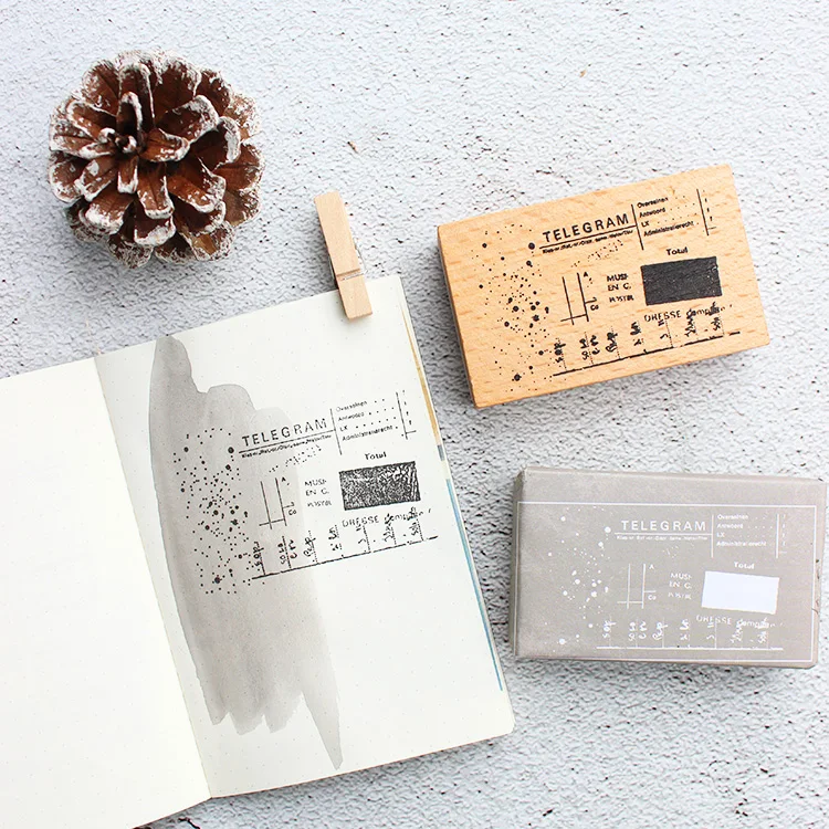 Moodtape винтажный деревянный прозрачный Штамп для DIY скрапбукинга/фотоальбома