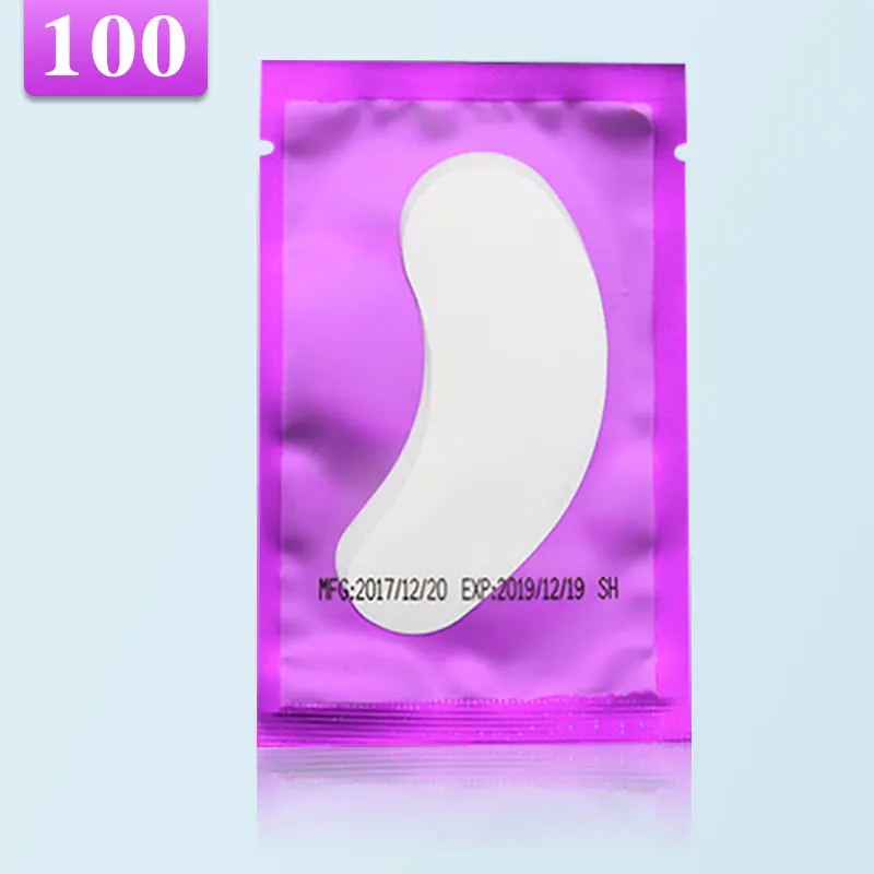 100 Pairs GJLash 30/50/100/200 пар для наращивания ресниц, подушечки для глаз против наращивание ресниц глаз подушечки для ресниц Pad гелевый патч Поддержка OEM - Цвет: 100 Pairs