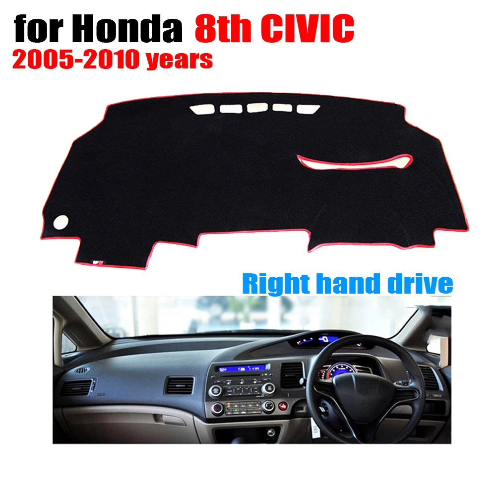 Чехлы на приборную панель автомобиля для Honda Old Civic 2005 2010|honda dashboard|dashboard coverdashboard honda