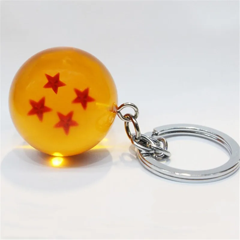Dragon Ball Хрустальные шары 2 7 см Новинка звезд хрустальные брелок Подвеска 1 3 4 5 6