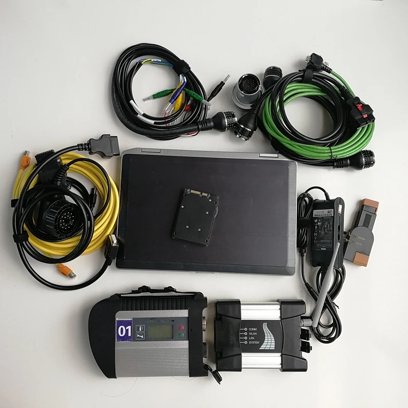 Автомобильный диагностический инструмент MB star C4 компактный SD 4 + для BMW wifi Icom next Б/у