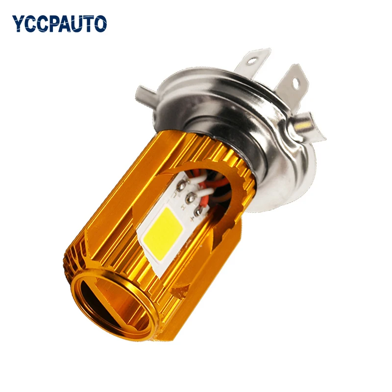 Gfoloza фара мотоцикла мопеда фонари скутера мотоцикл белый светодиод H4 DC12V 80V 8 Вт
