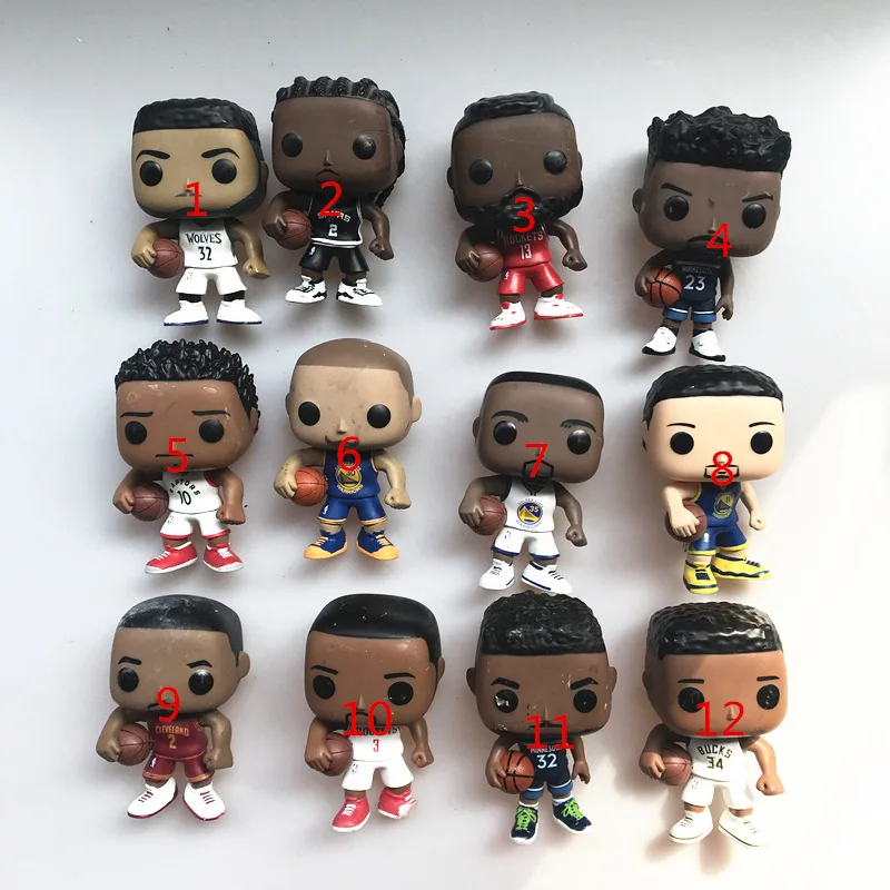 Funko pop бывший в использовании баскетбольный игрок карри, Харден, Клай, Дюрант, пол, Ирвинг, Джанис Виниловая фигурка Коллекционная модель игрушки