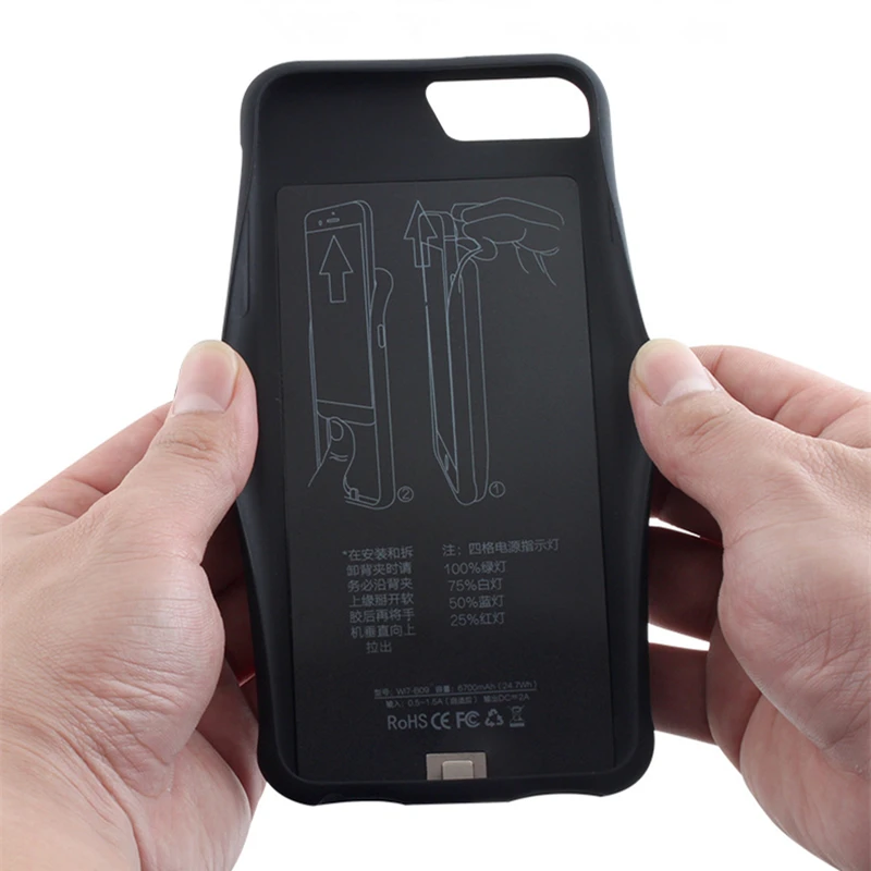 Чехлы с внешним зарядным устройством для iPhone 7 8 Plus 6 6S Plus|case for|case for iphonecase plus |