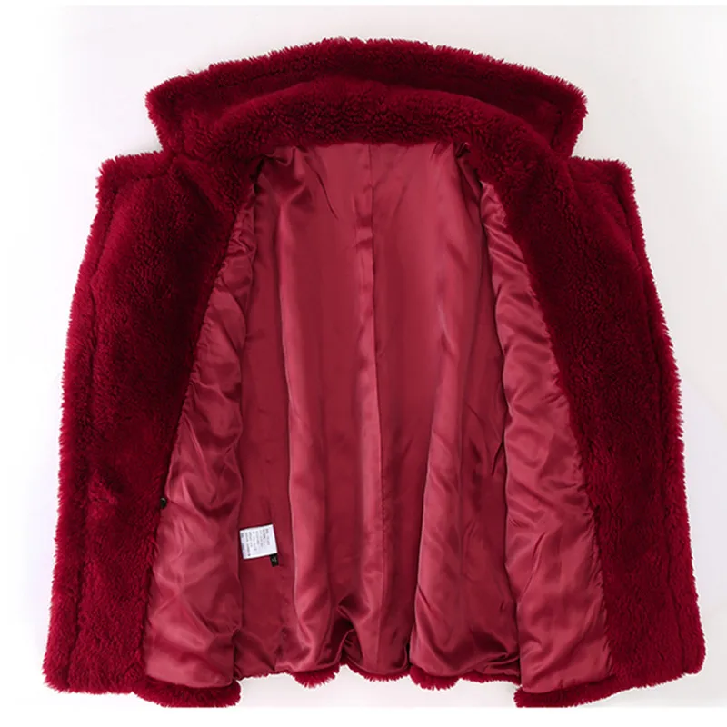 QAZXSW овечья стриженная куртка женская одежда 2018 новая зернистая бархатная