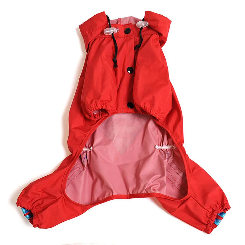 Собака дождевик Водонепроницаемый одежда пальто с капюшоном куртка Супермена