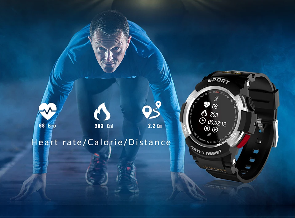 Time owner F6 Смарт часы Bluetooth Фитнес трекер Браслет умные спортивные Монитор G-датчик GPS IP68 Водонепроницаемый сердечного ритма Смарт наручные часы
