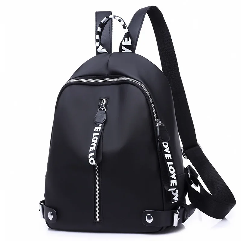 

New Brand Women Large Capacity Oxford Backpack High Quality School Bags For Teenagers Color Ribbons Zipper Head Travel Backpack