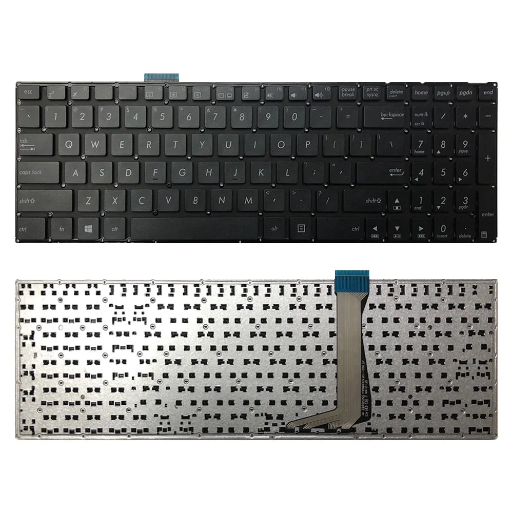 

free shipping E502 US Laptop keyboard for Asus E502S E502M E502MA E502SA E502NA US TECLADO