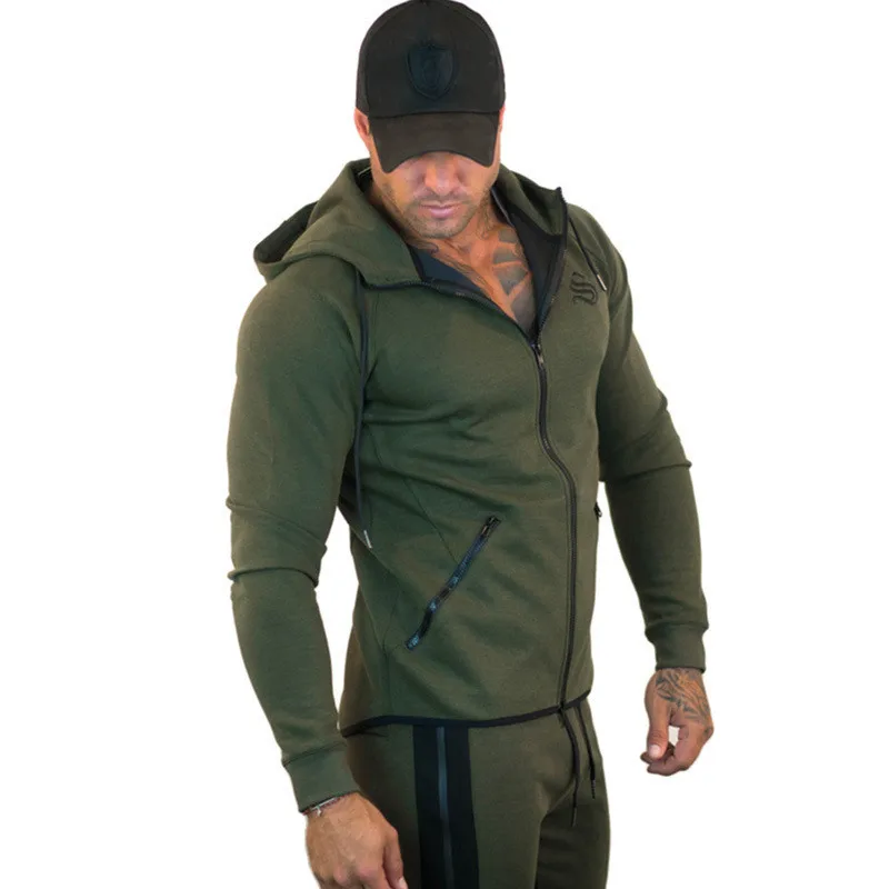 Спортивный костюм для занятий спортом бега мужской комплект спортивная одежда