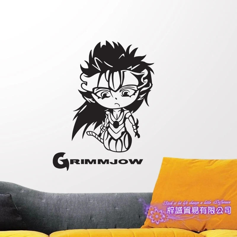 BLEACH Grimmjow Автомобильные Наклейки на стены Стикеры мультфильм вентиляторы
