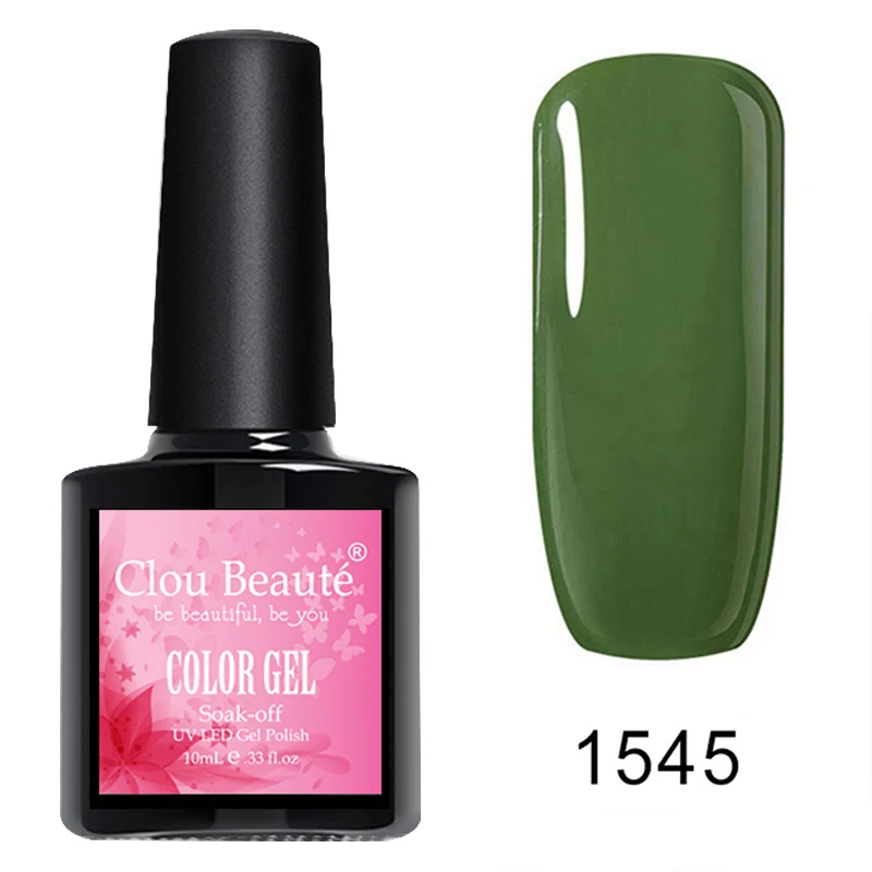 1545 Clou Beaute основа и верхнее покрытие 10 мл УФ гель лак для ногтей прозрачный впитывающий праймер Гель-лак для нейл-арта Маникюр TBB01 - Цвет: 1545