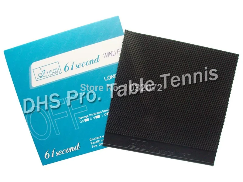 61second wind FT Длинная Резинка для настольного тенниса без губки (Topsheet OX)|tennis fleece|rubber