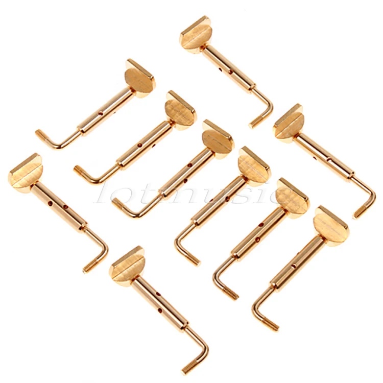 10 шт. Золотые зажимы для скрипки аксессуары зажим скрипки|violin parts|accessories violinviolin