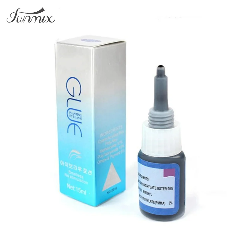 Новые Накладные ресницы для наращивания без запаха не раздражающий клей черный